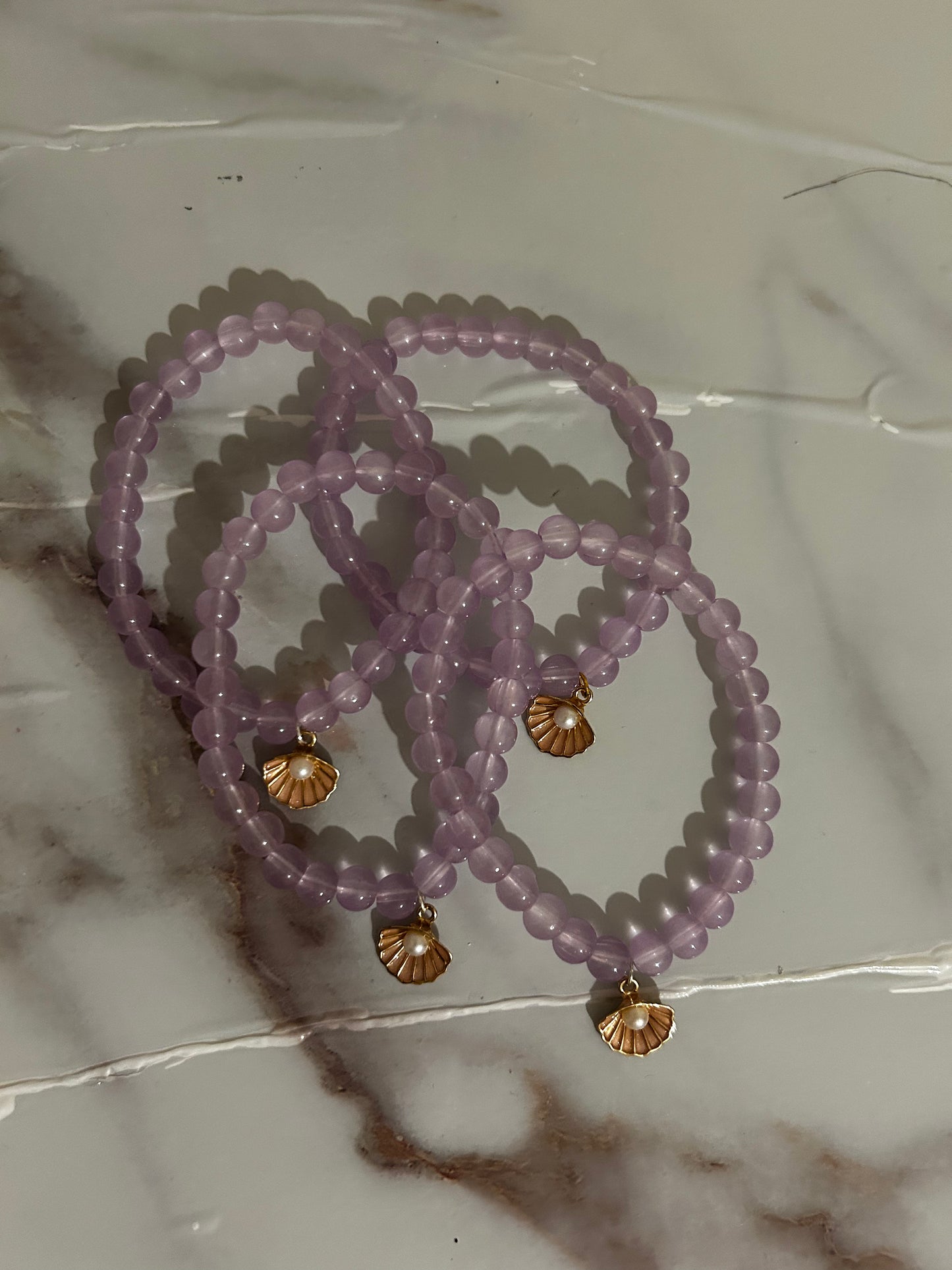 Shell anklets