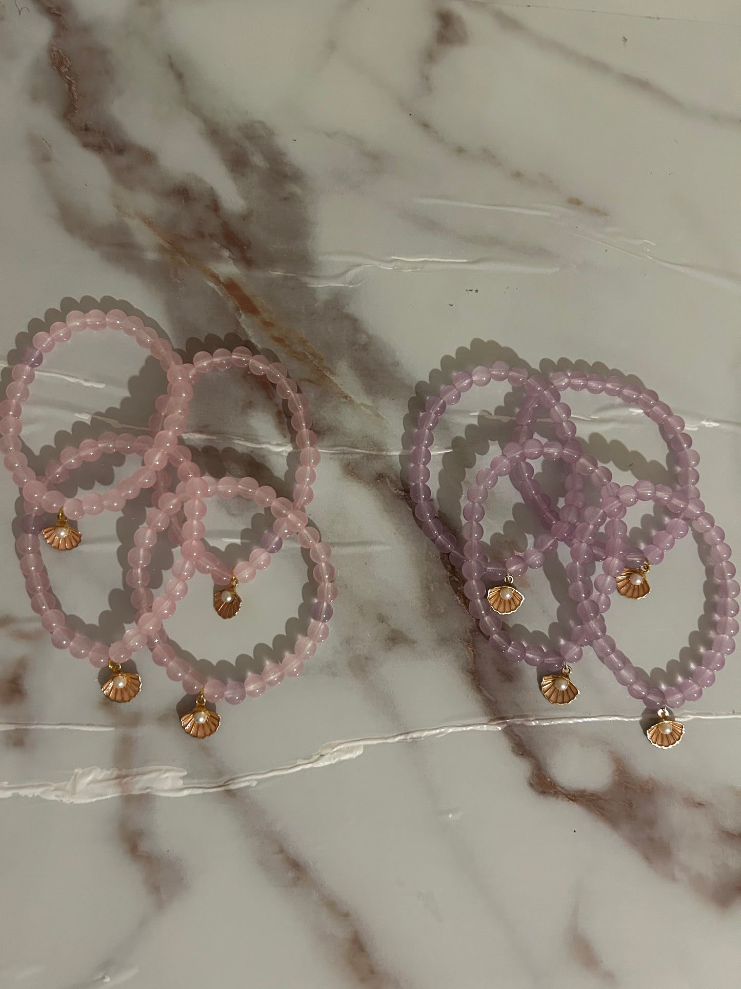 Shell anklets